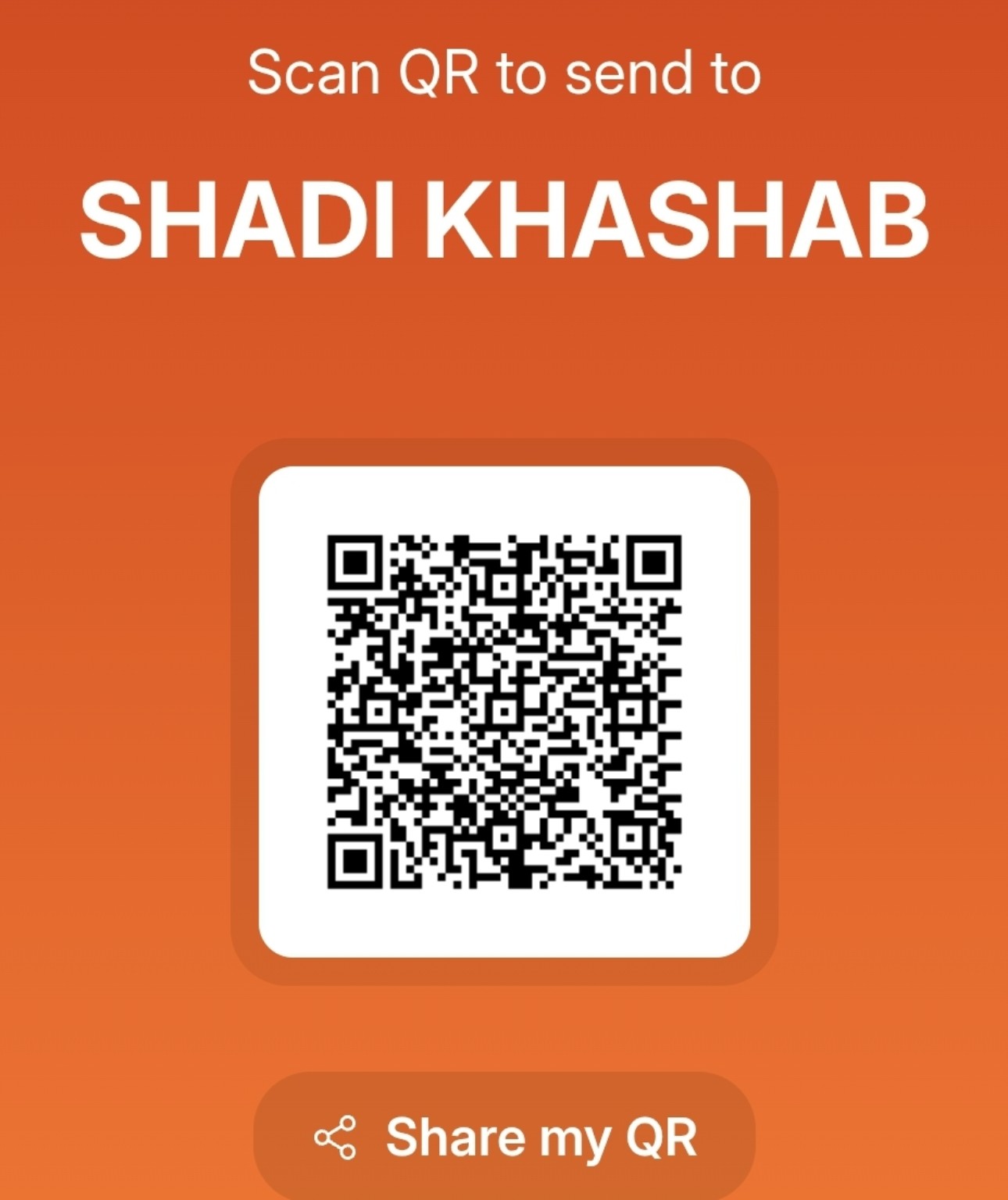 Ria transfer QR